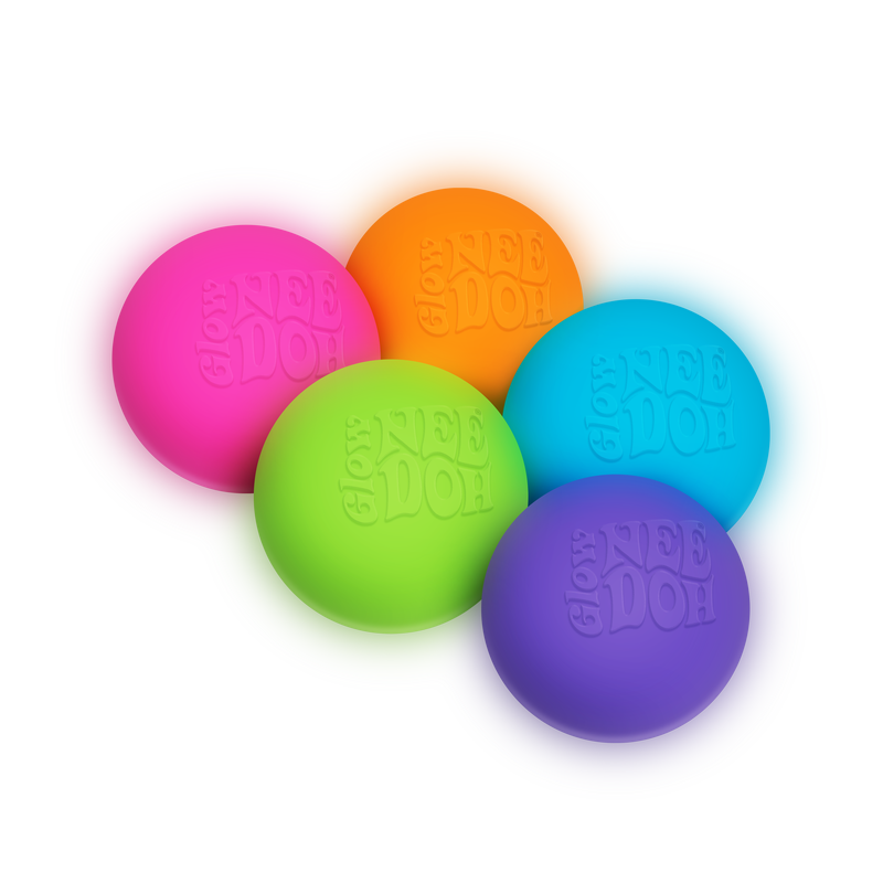 Schylling NeeDoh Glow In The Dark Assorted Styles - Toyworld NZ