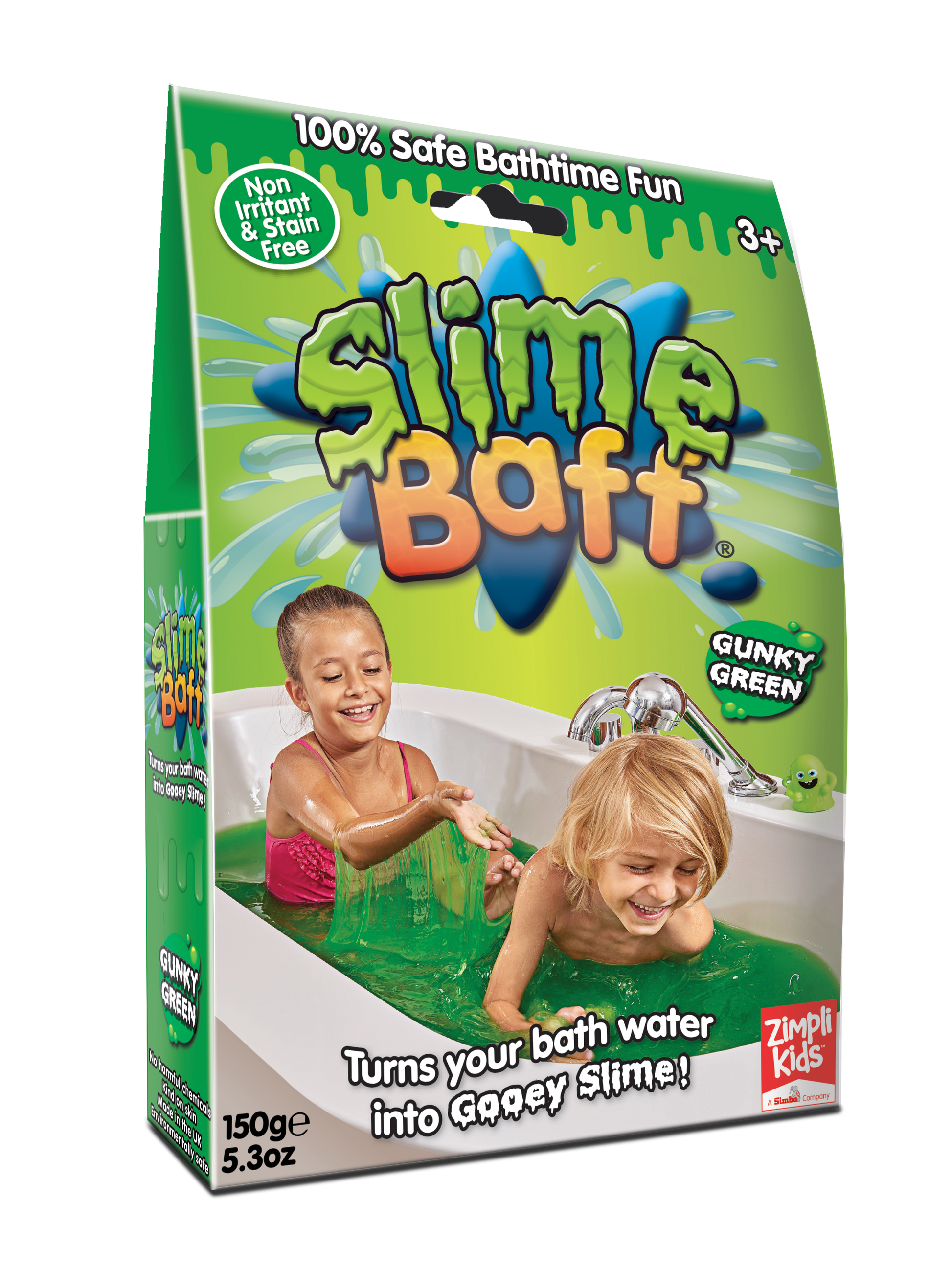 Zimpli Kids Slime Baff Gunky Green - Toyworld NZ