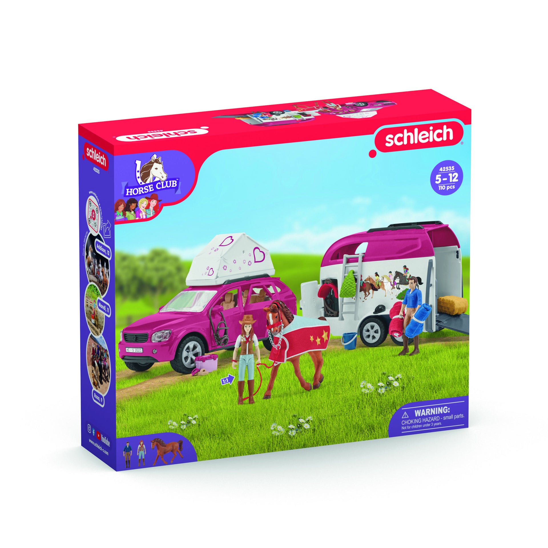 Schleich Horse Club Adventure with Car & Trailer – Toyworld NZ