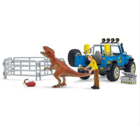 Schleich Dinosaurs Off-Road Vehicle With Dino Outpost