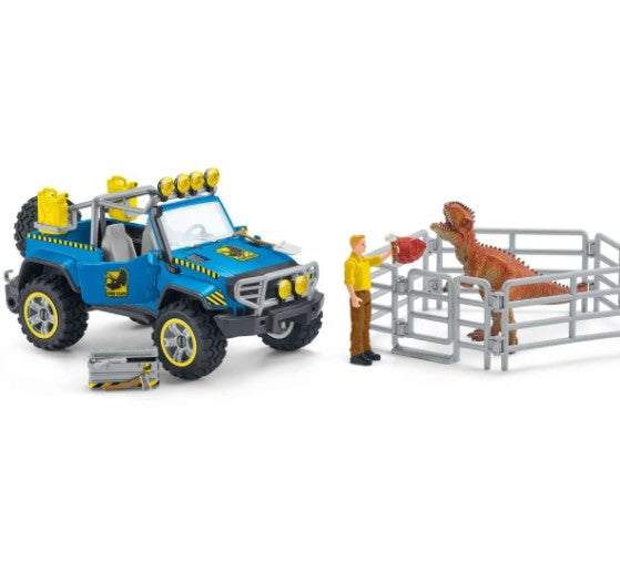 Schleich Dinosaurs Off-Road Vehicle With Dino Outpost