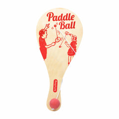Schylling Classic Wooden Toy Paddle Ball Game