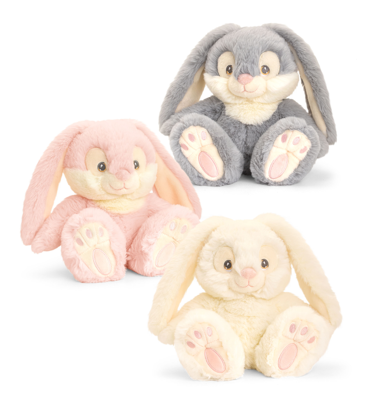 Keel Toys Keeleco Patchfoot Rabbits 22cm Assorted Styles