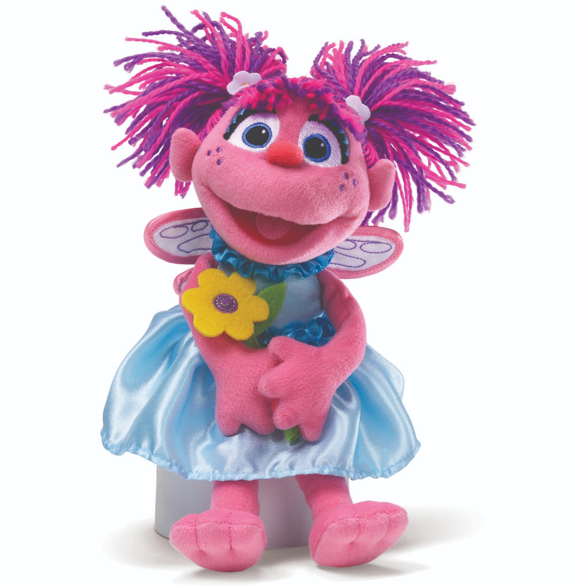 Sesame Street Abby Cadabby Holding Flower Plush