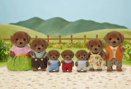 Sylvanian Families Chocolate Labrador Family