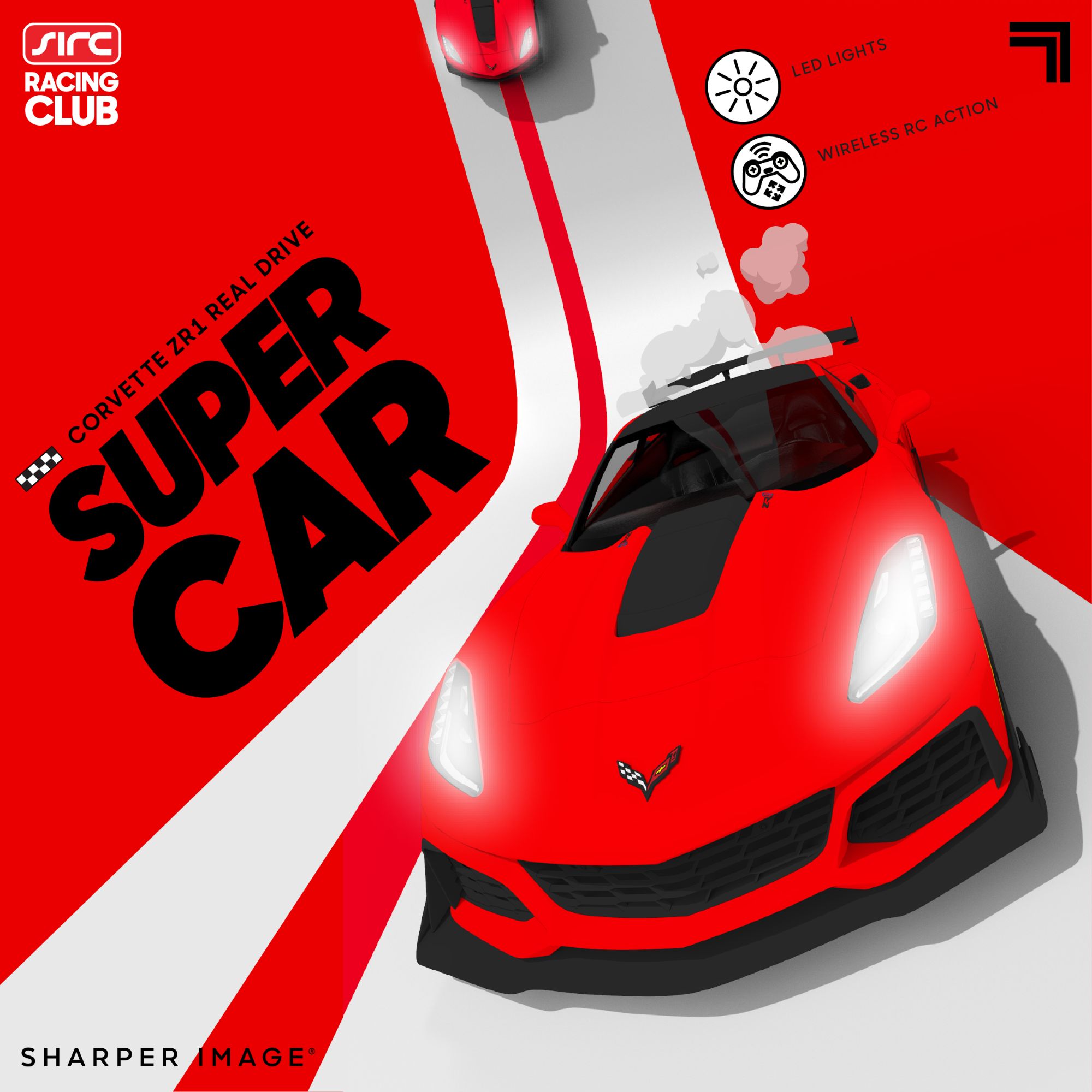 Sharper Image RC Real Drive 1:16 Gm Corvette