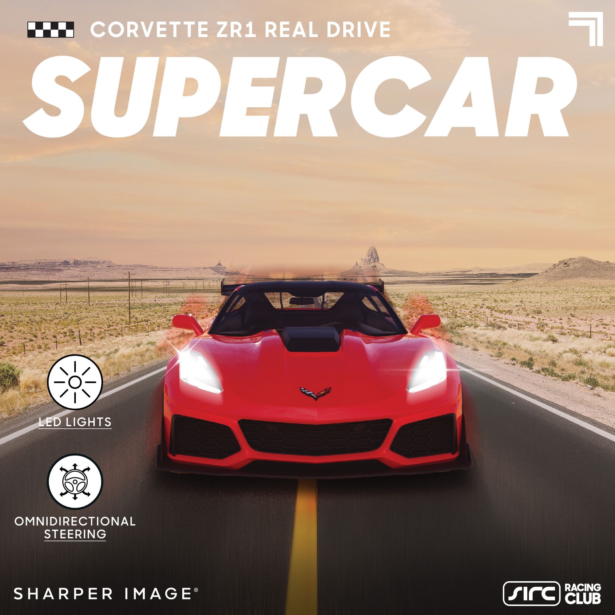 Sharper Image RC Real Drive 1:16 Gm Corvette