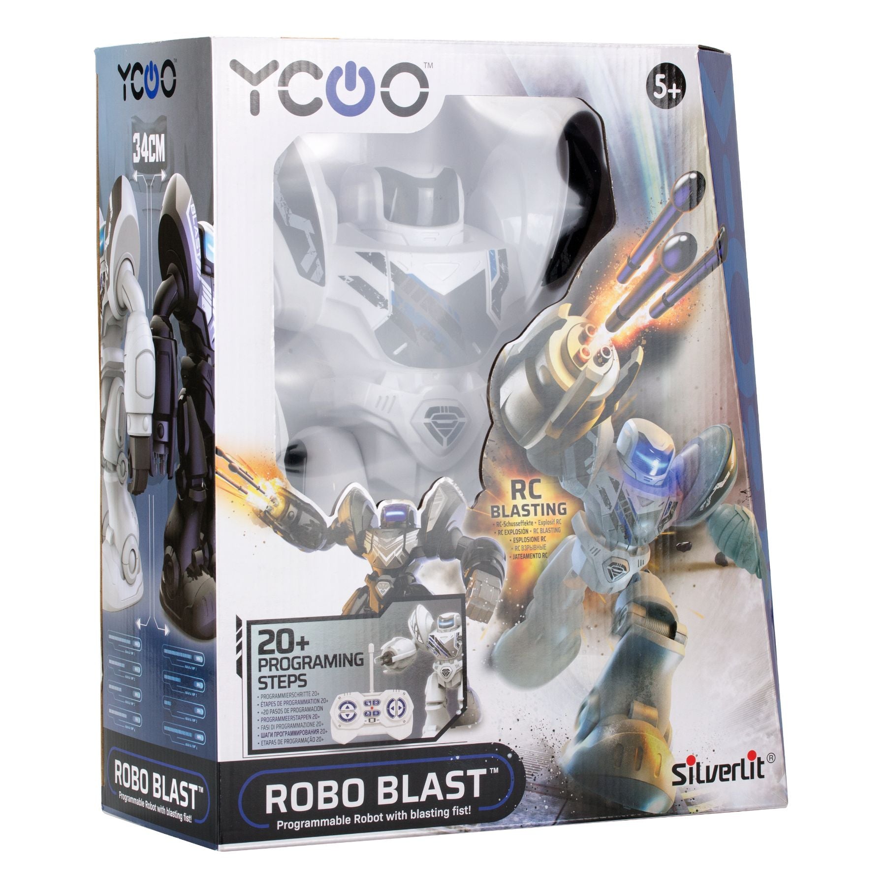 Silverlit Ycoo Robo Blast Zwart Silverlit Ycoo Robo Blast Zwart