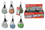 Simba 21 Piece Glass Marbles Assorted Styles