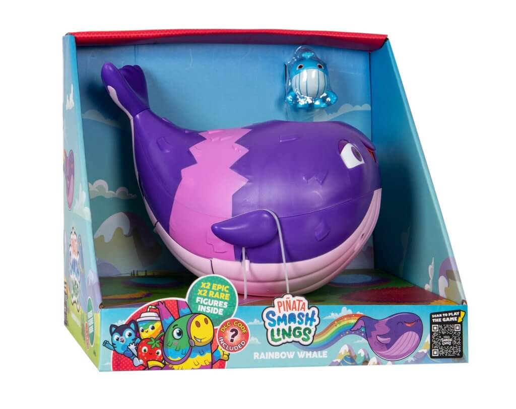 Pinata Smashlings Rainbow Whale 
Playset