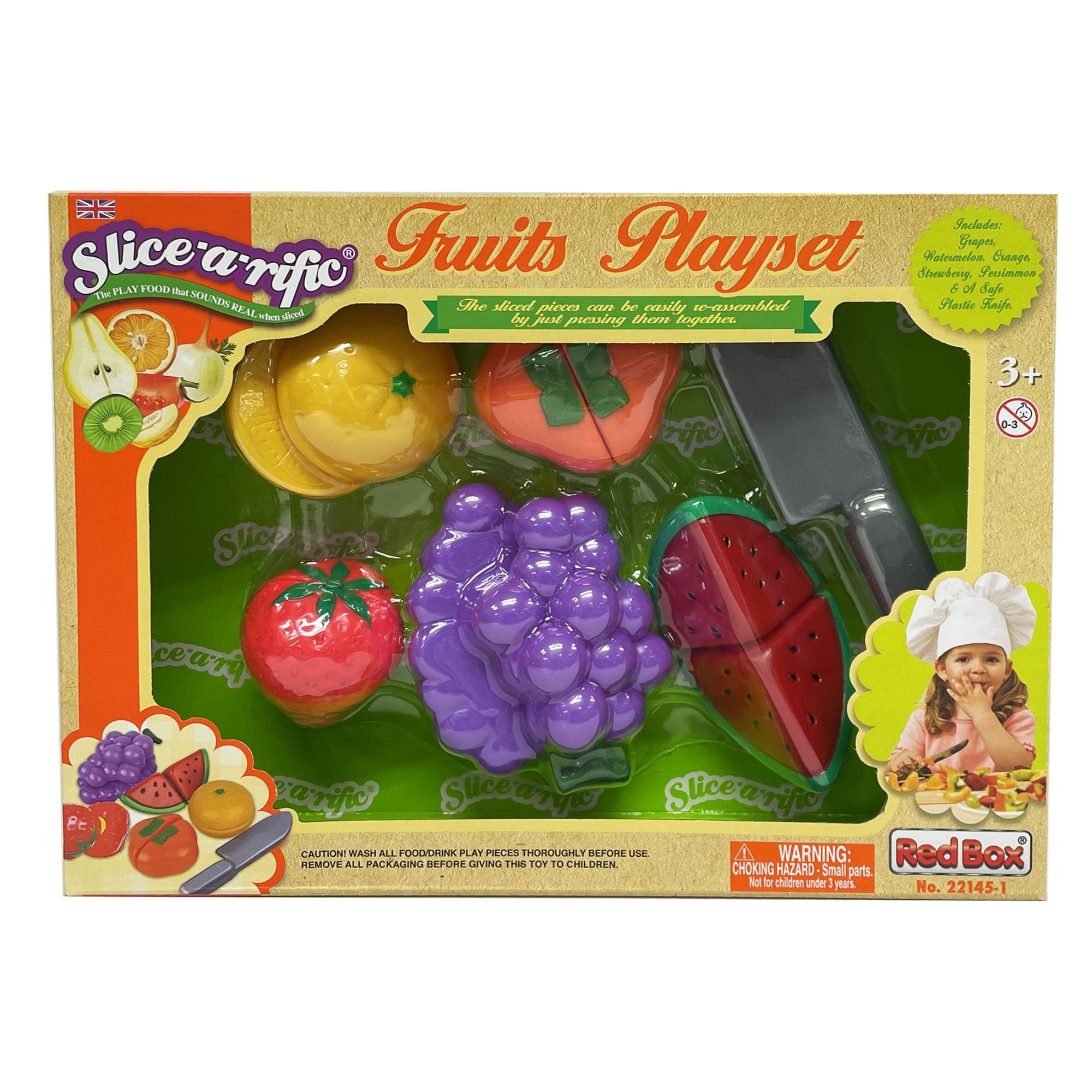 Slice-A-Rific Fruits 6 Piece Playset