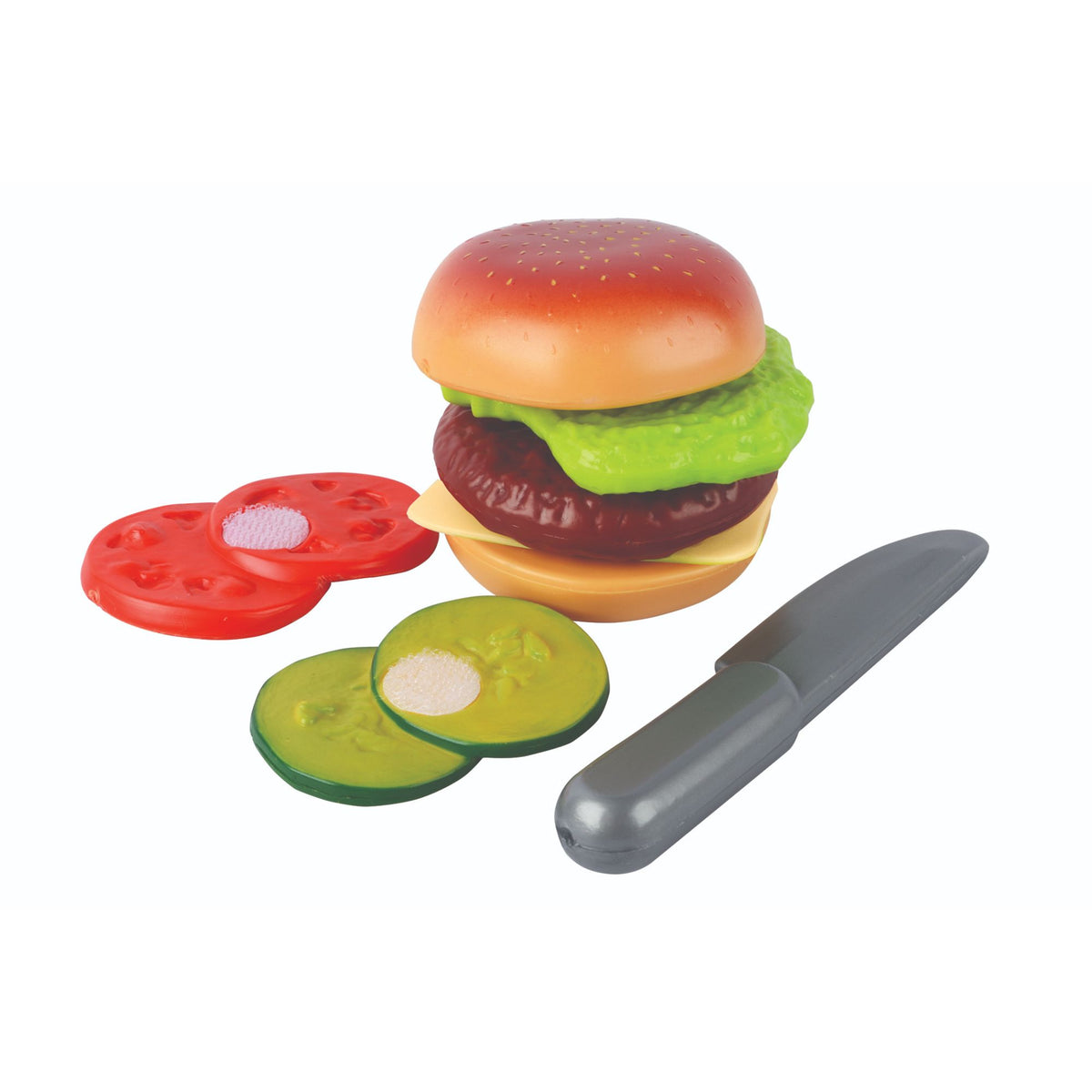 Slice-A-Rific Hamburger 8 Piece Playset - Toyworld NZ