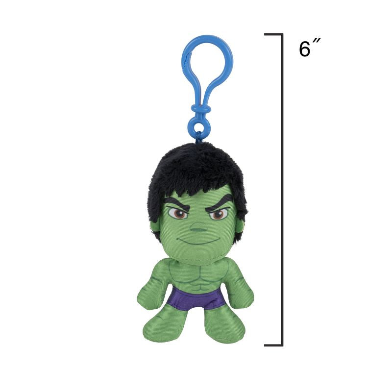 Marvel Spidey & His Amazing Friendsclip Plush Hulk