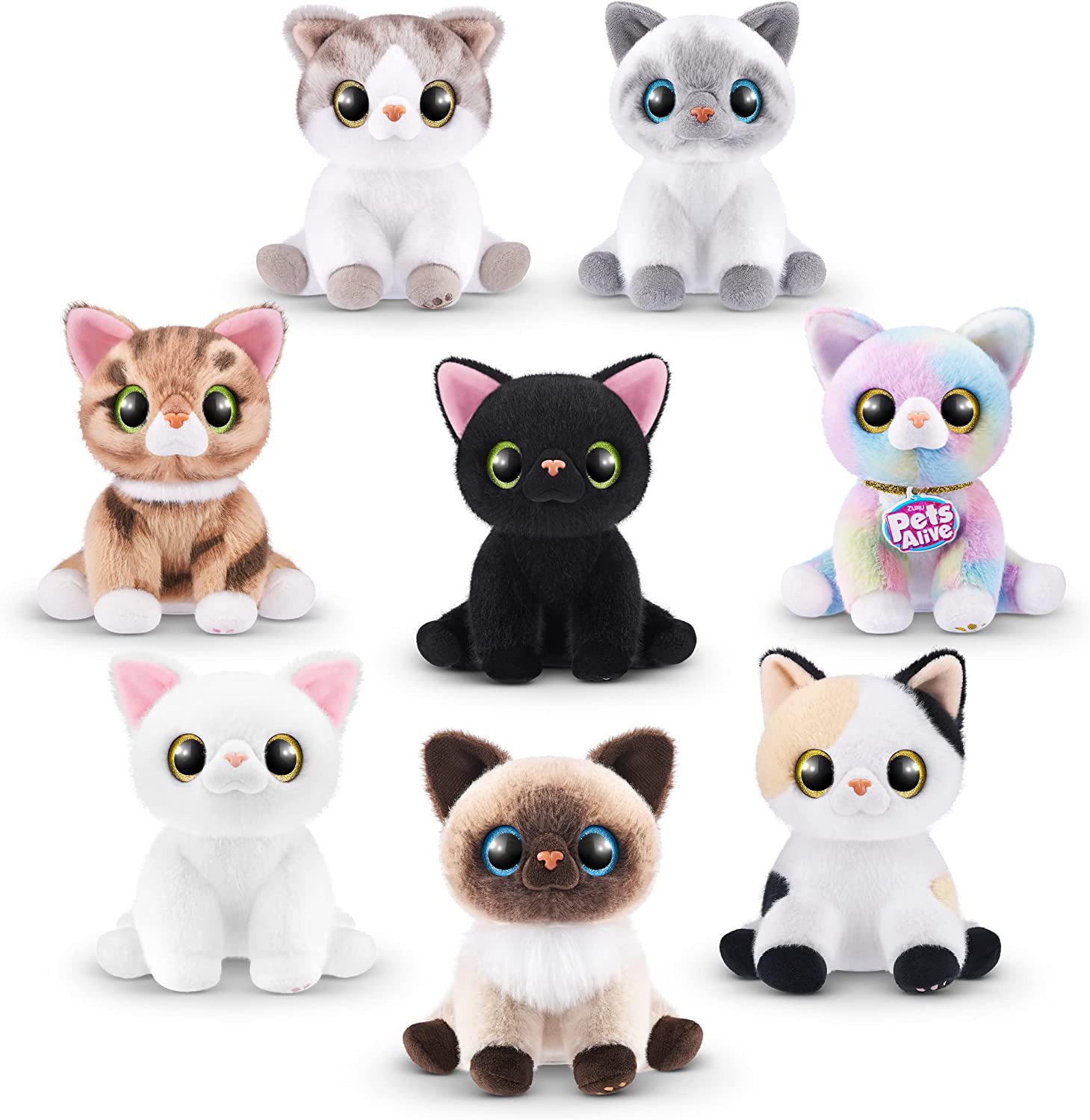 ZURU Pets Smitten Kittens Interactive Plush