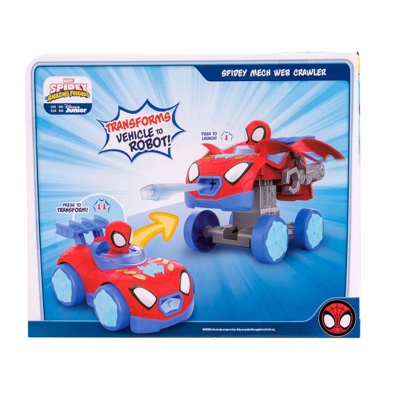 Marvel Spidey & His Amazing Friends – Spidey Mech Web Crawler Spidey And Friends Fv Web Mech - Toyworld NZ