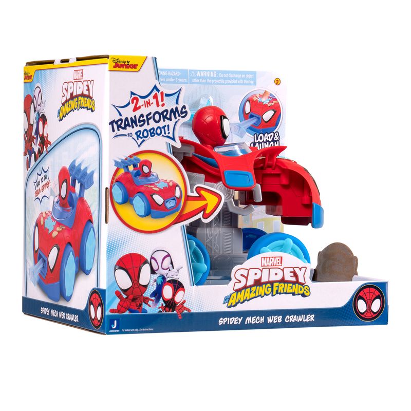 Marvel Spidey & His Amazing Friends – Spidey Mech Web Crawler Spidey And Friends Fv Web Mech - Toyworld NZ