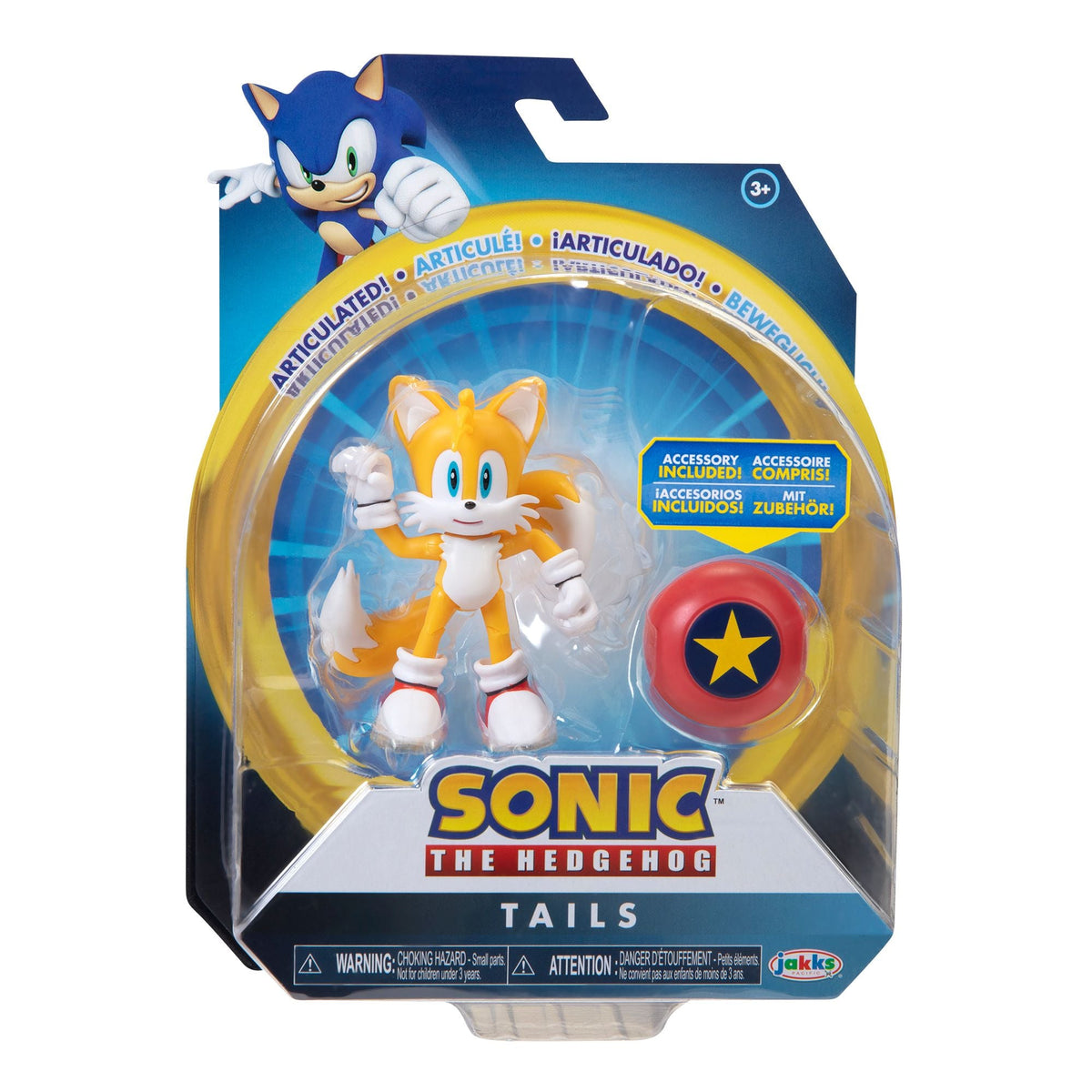Sonic The Hedgehog 12cm Articulated Figure Tails – Toyworld NZ