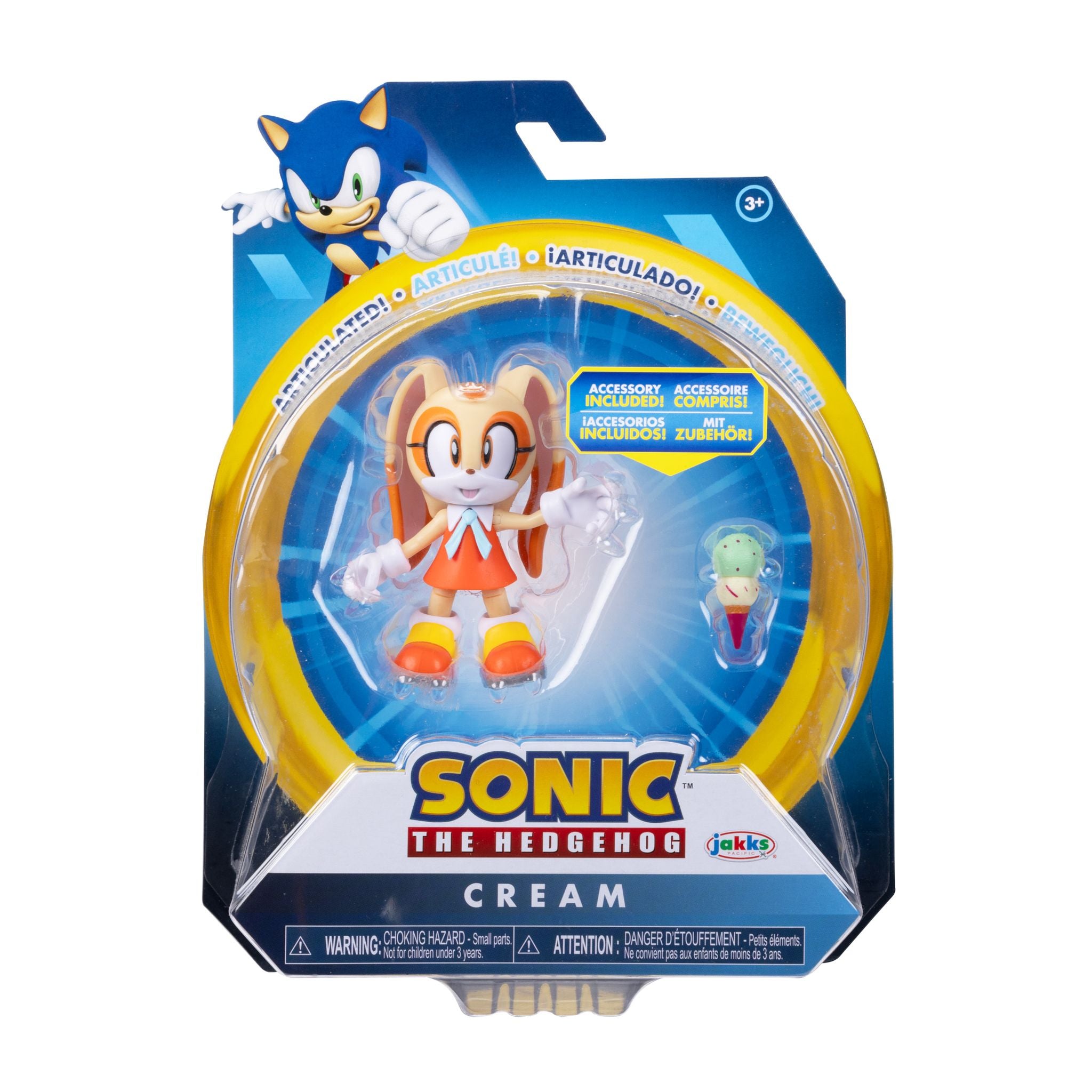Sonic 4 Inch Wave 13 Figure - Modern Cream