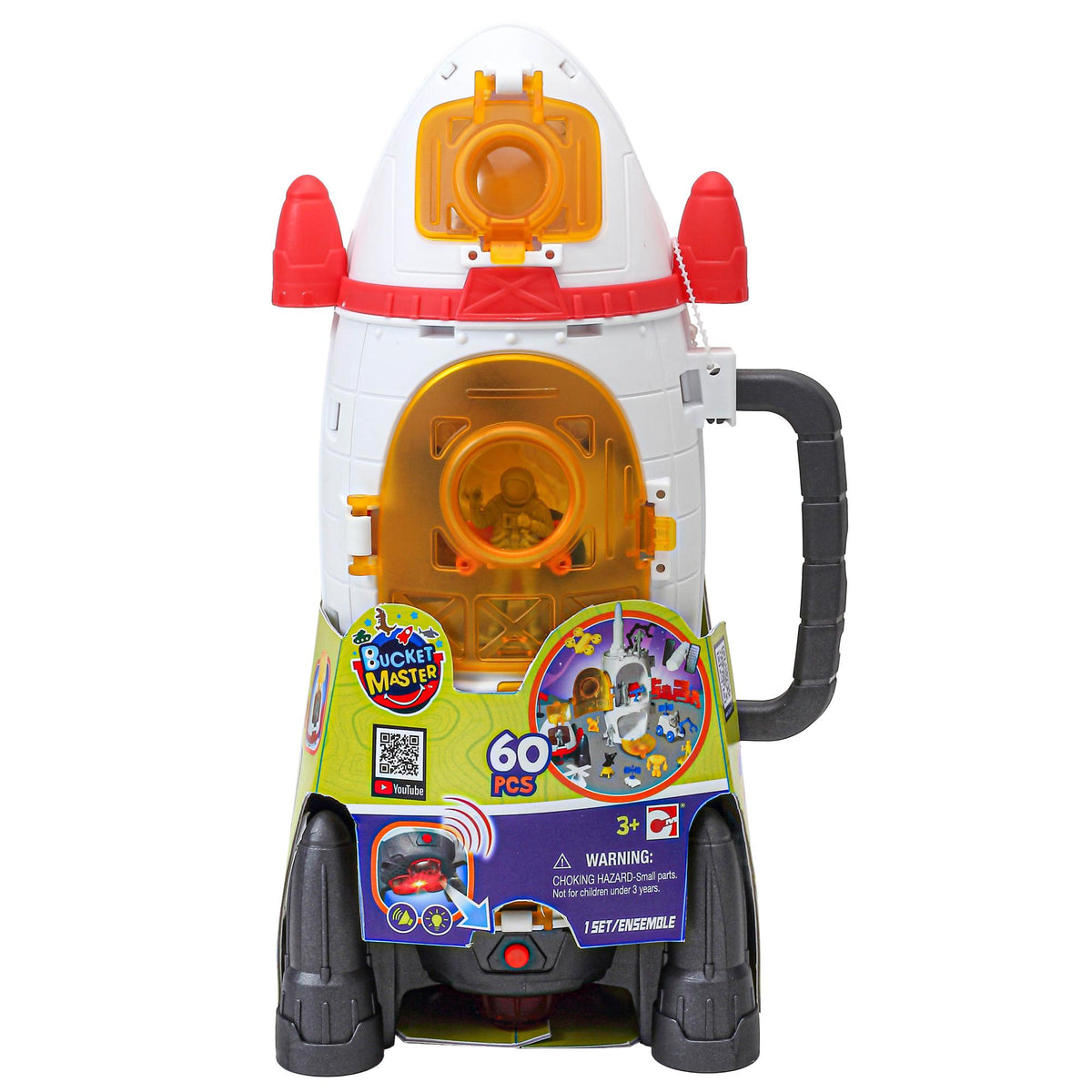 Bucket Master Spaceship Bucket 60 Pieces - Toyworld NZ