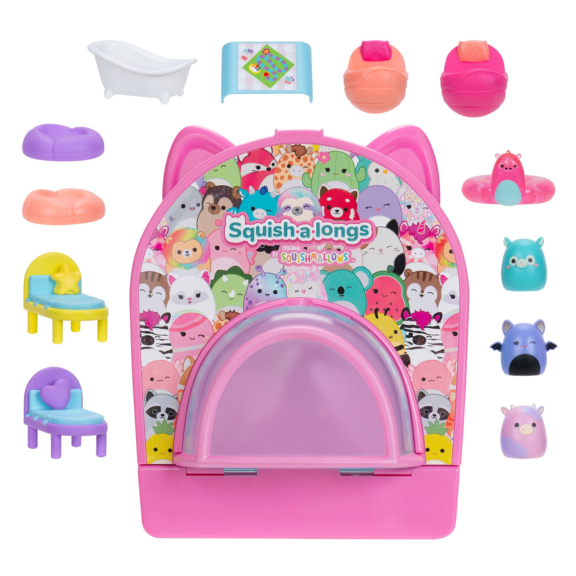 Squishmallows Squishalongs On The Go Playset