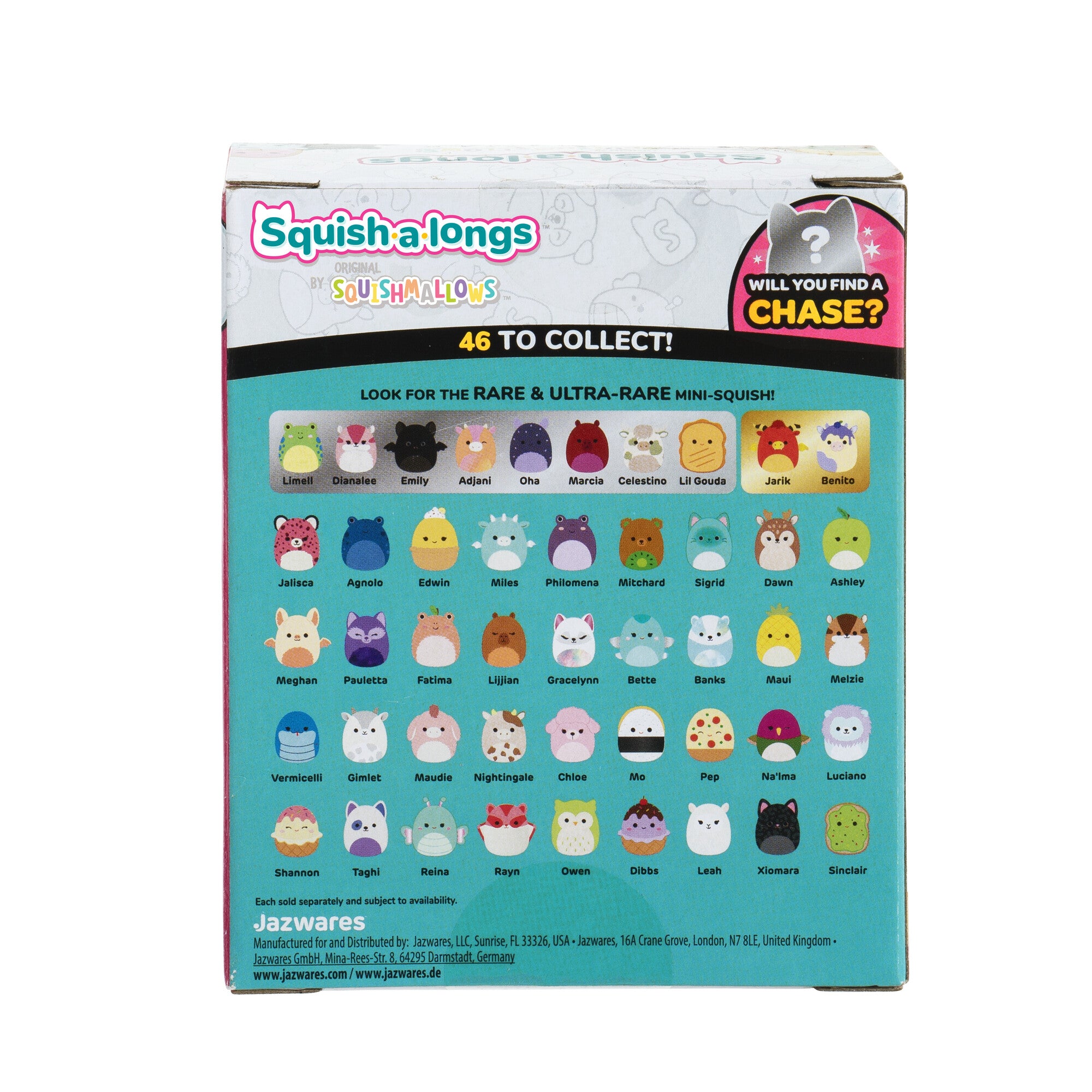 Squish-a-longs Clip-a-longs 3 Pack Assortment