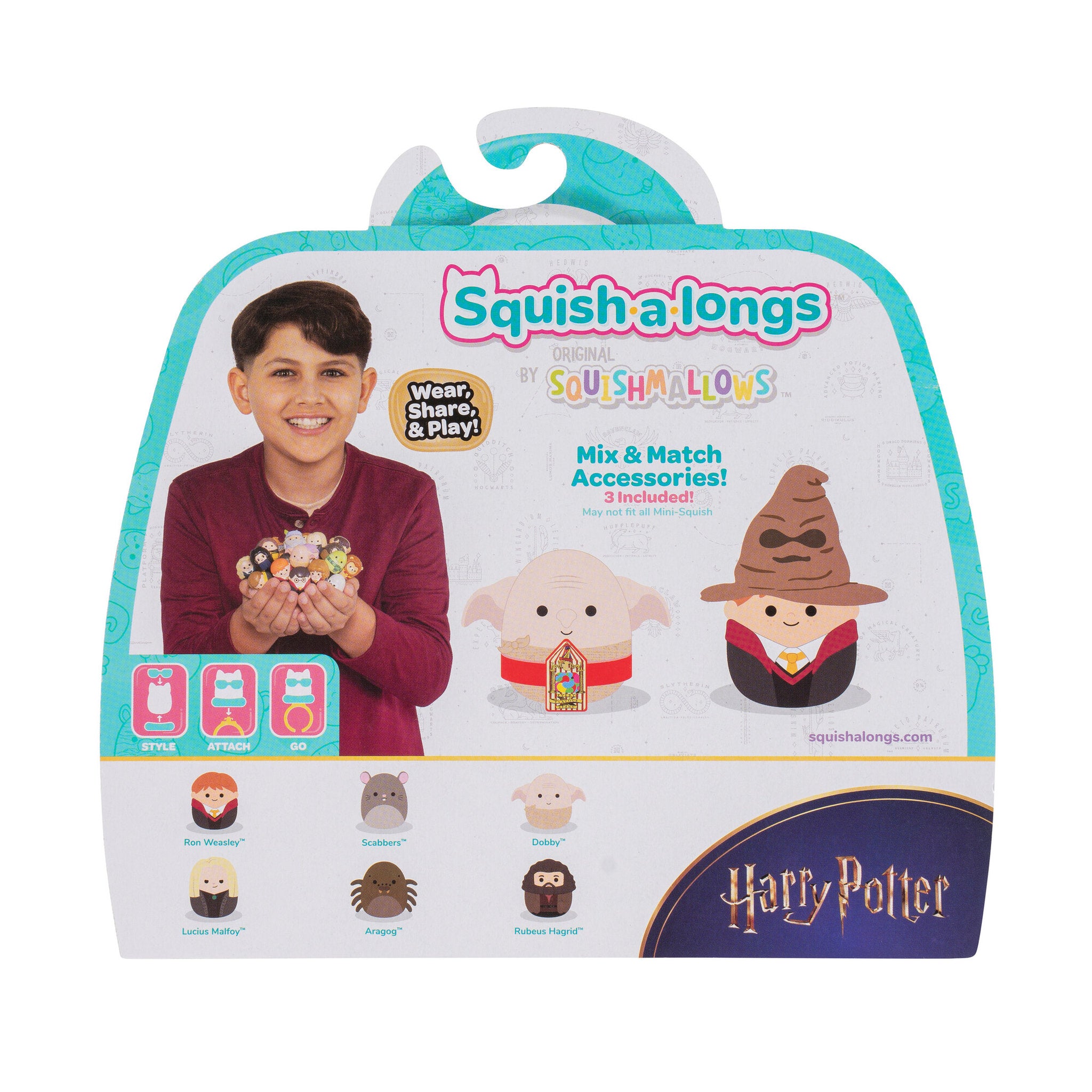 Squishmallows Squish-a-longs Harry Potter Ron Weasley 6 Pack Assortment