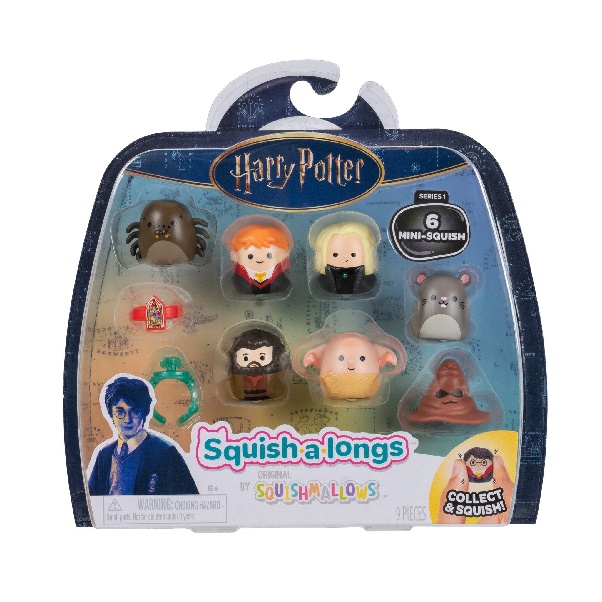 Squishmallows Squish-a-longs Harry Potter Ron Weasley 6 Pack Assortment