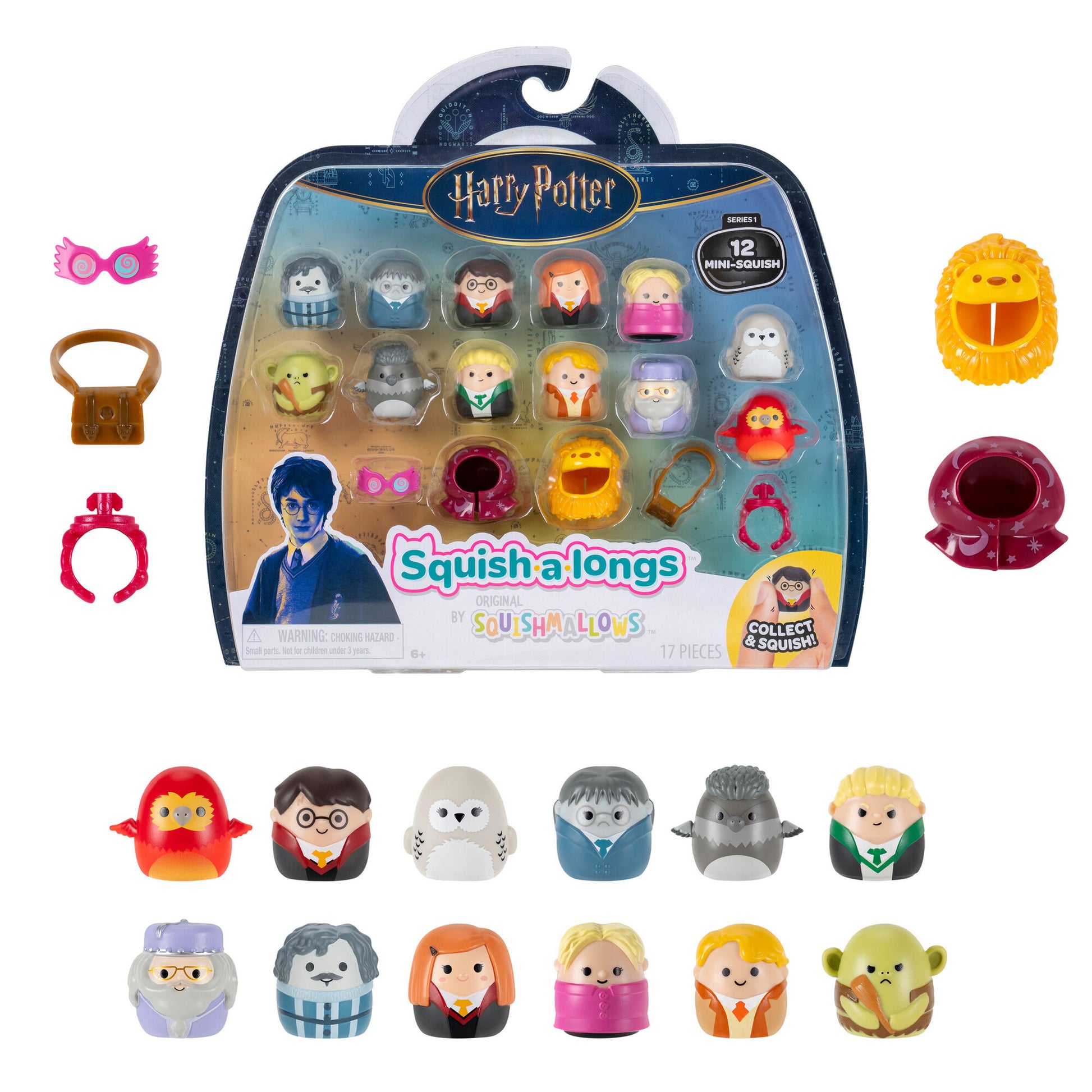 Squishmallows Squish-a-longs Harry Potter 12 Pack - Toyworld NZ
