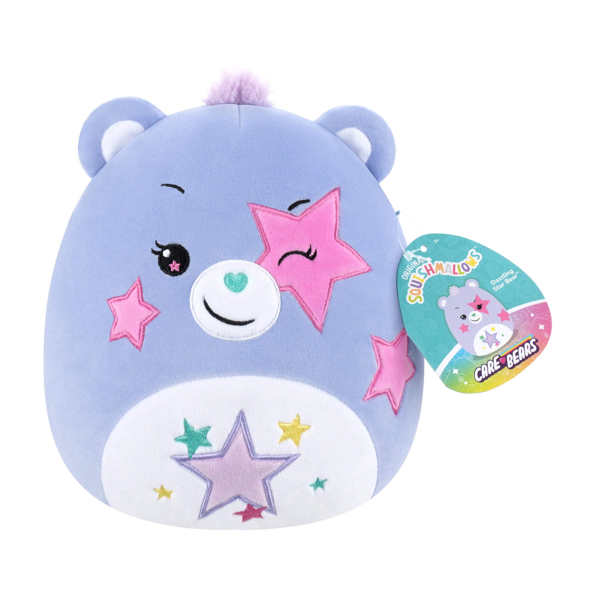 Squishmallows 10 Inch Care Bears S28 Dazzling Star Bear