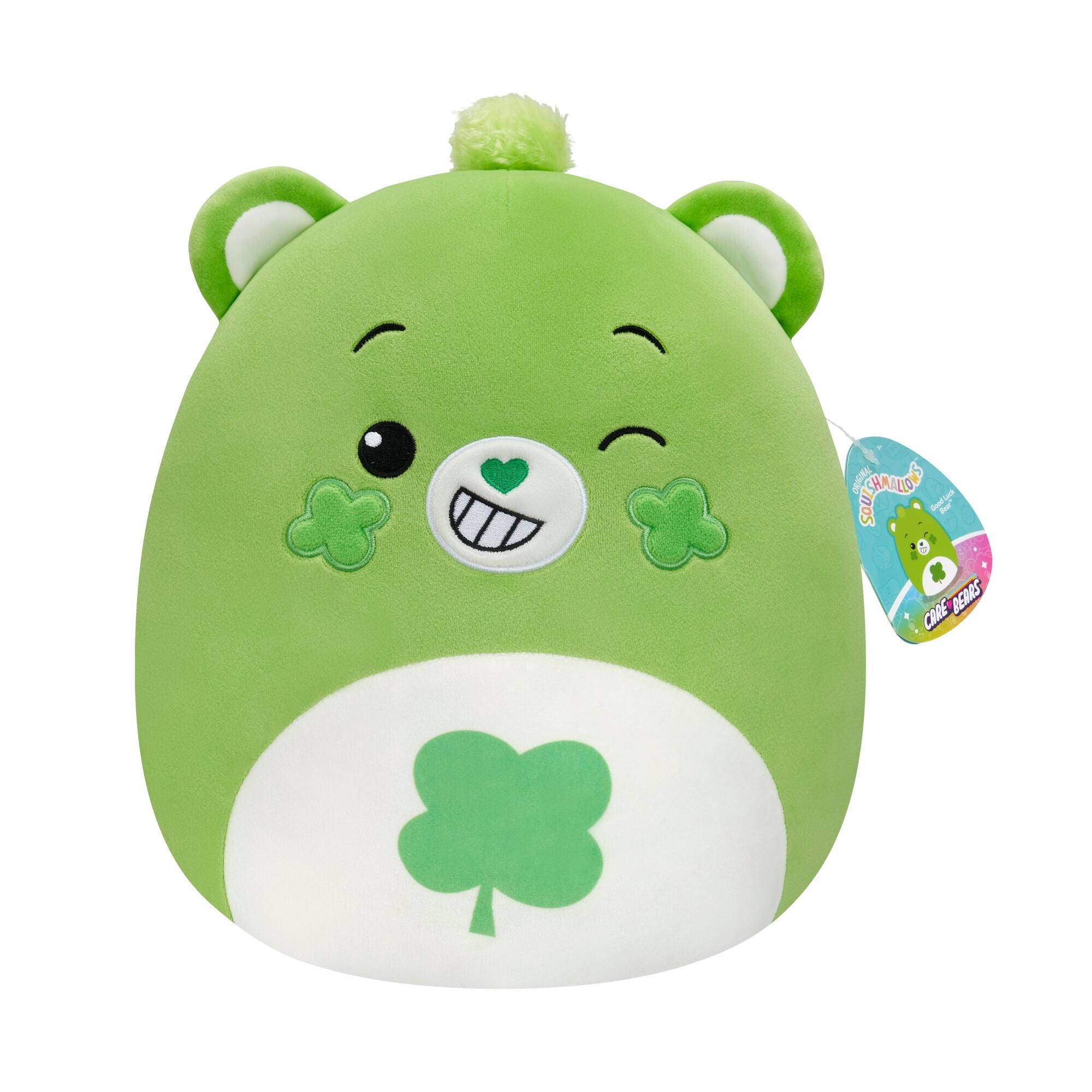 Squishmallows 10 Inch Care Bears S29 Good Luck Bear