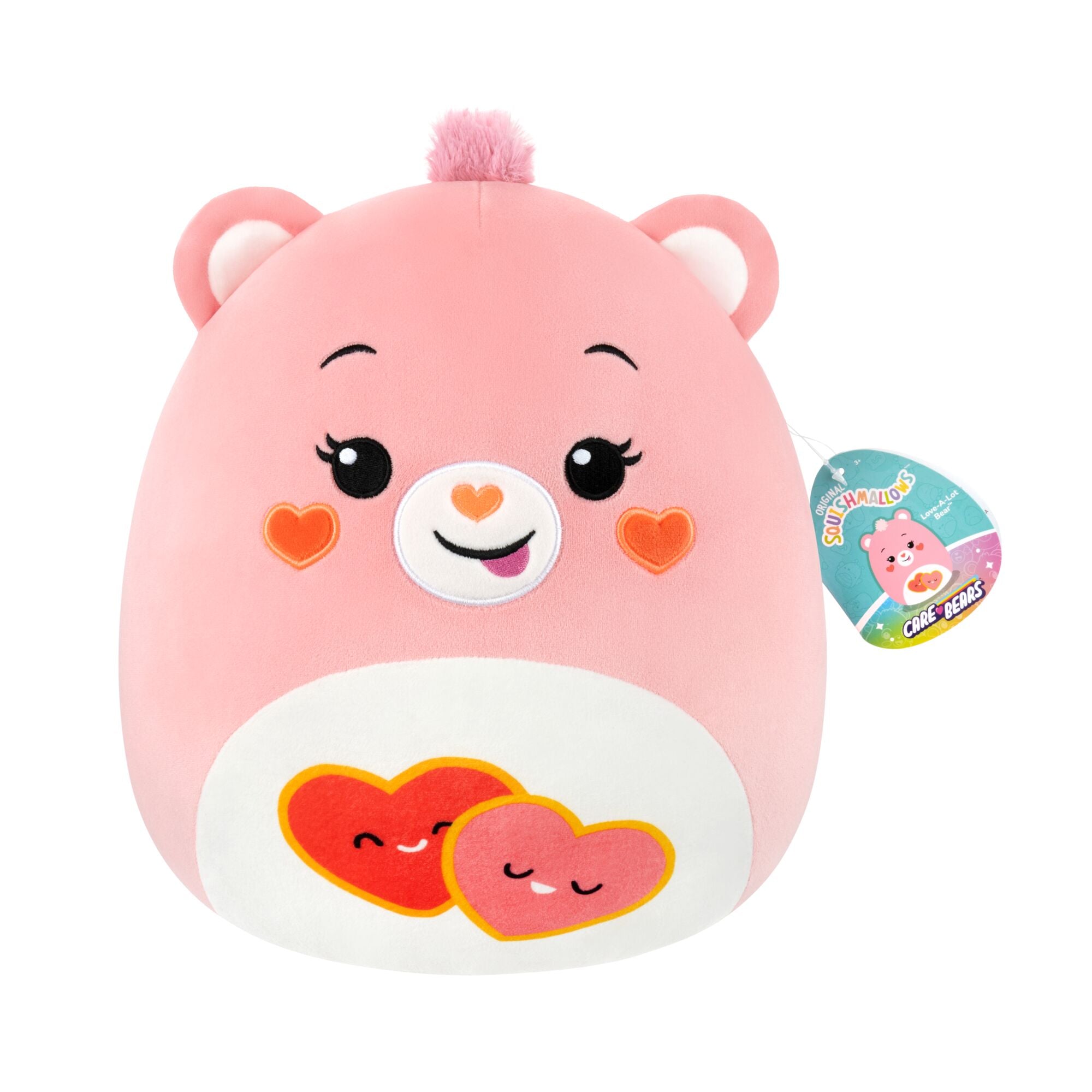 Squishmallows 10 Inch Care Bears S29 Love a Lot Bear