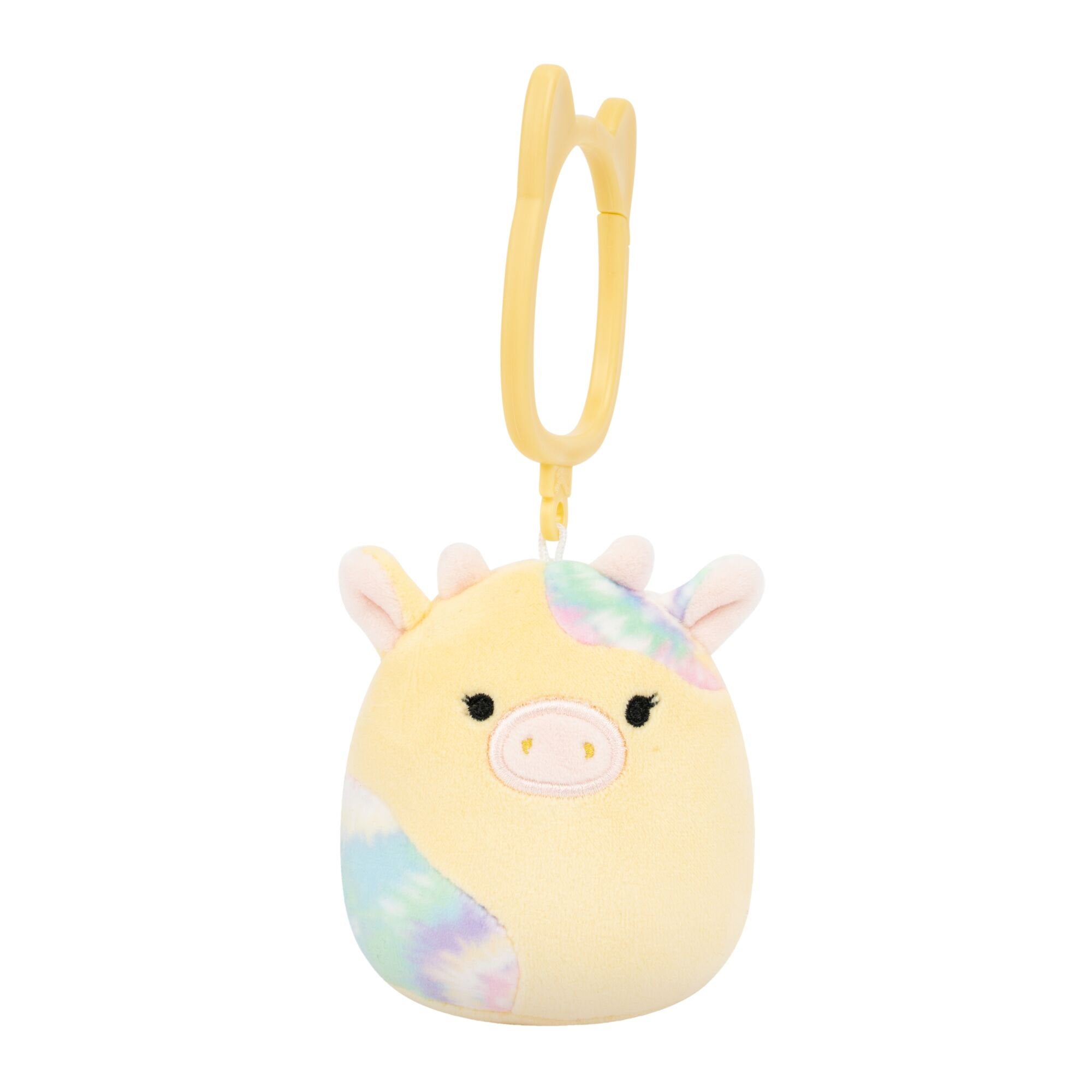 Squishmallows 3.5 Inch Clip On Plush Series 29 Rina Yellow Cow
