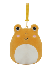 Squishmallows 3.5 Inch Plush  S15 Clip-On Leigh Orange Toad