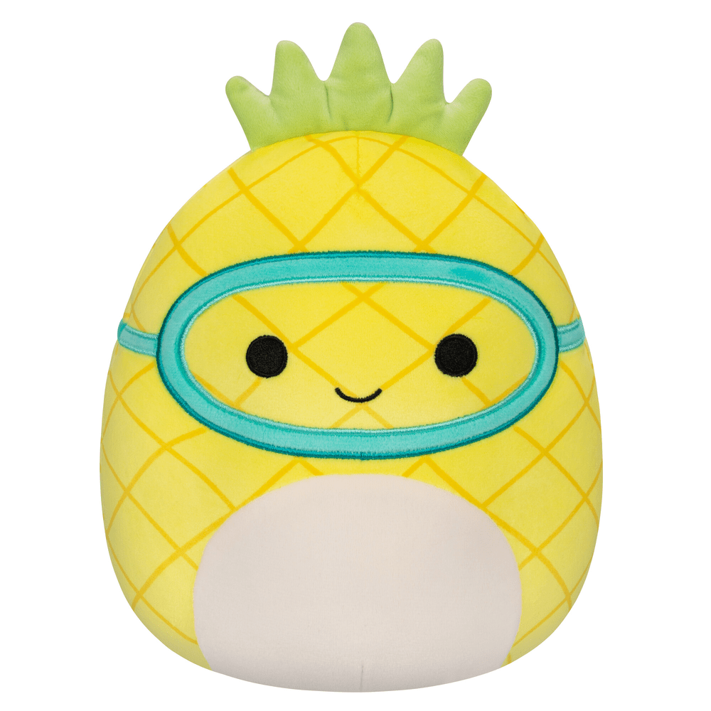 Squishmallows 7.5 Inch Plush S15 Maui Pineapple With Scuba Mask