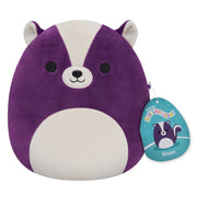 Squishmallows 7.5 Inch Plush  S16 Sloan Purple Skunk