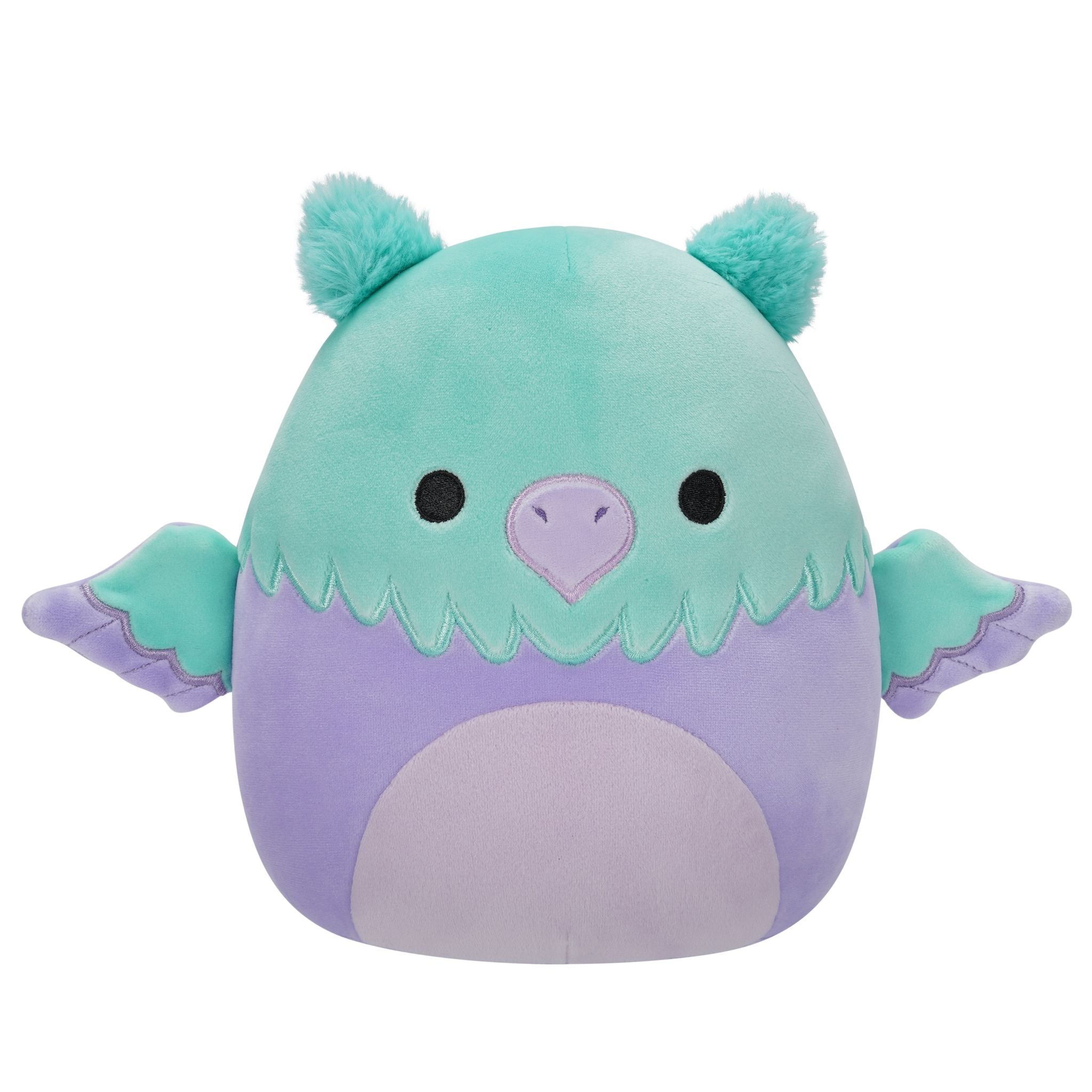 Squishmallows 7.5 Inch Plush Minerva Aqua & Purple Griffin