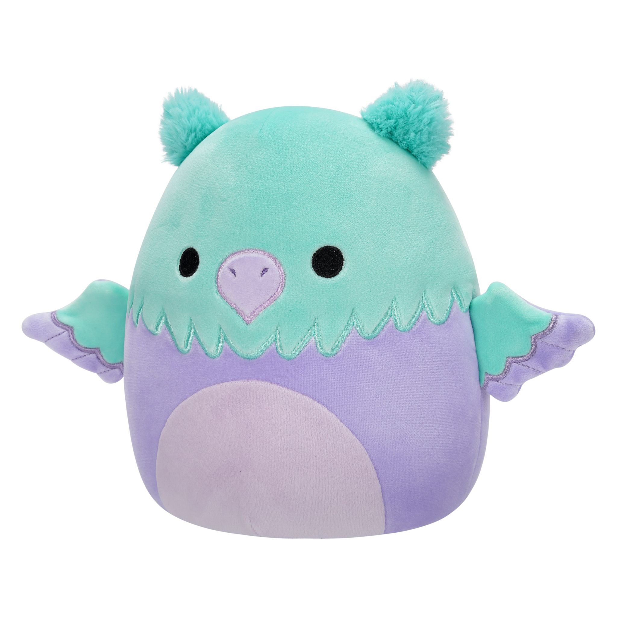 Squishmallows 7.5 Inch Plush Minerva Aqua & Purple Griffin