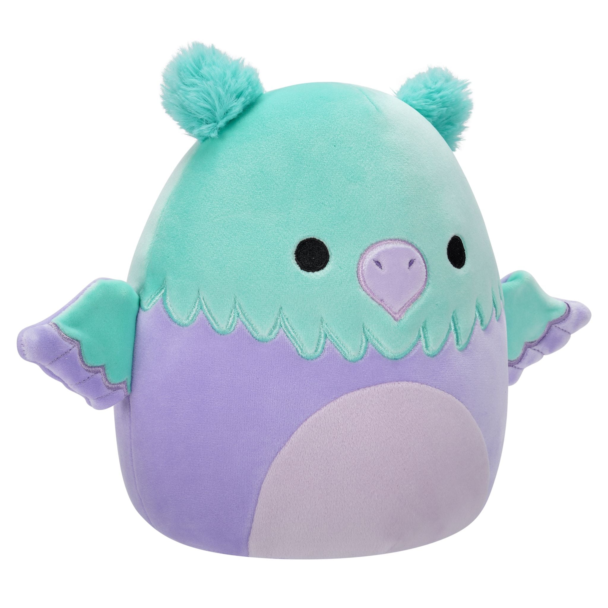 Squishmallows 7.5 Inch Plush Minerva Aqua & Purple Griffin