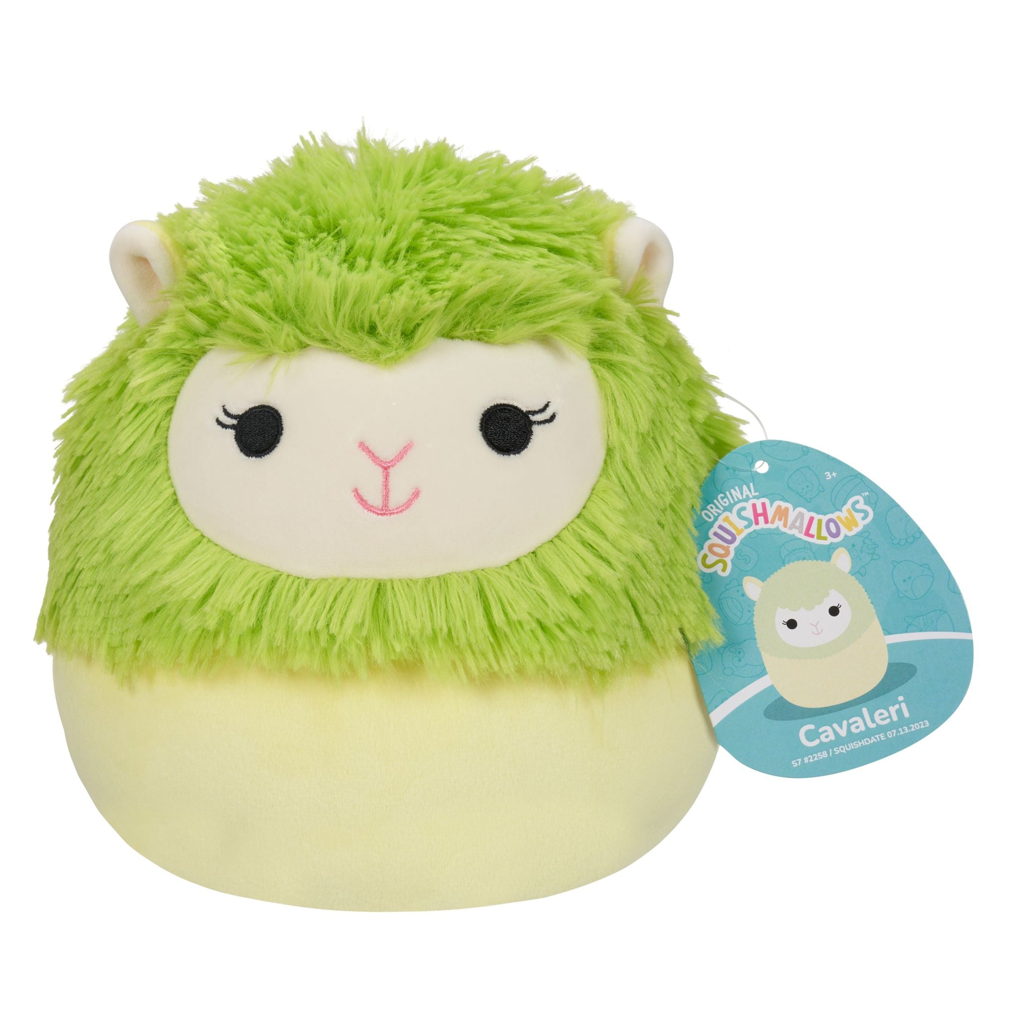 Squishmallows 7.5 Inch Plush Cavaleri The Green Alpaca