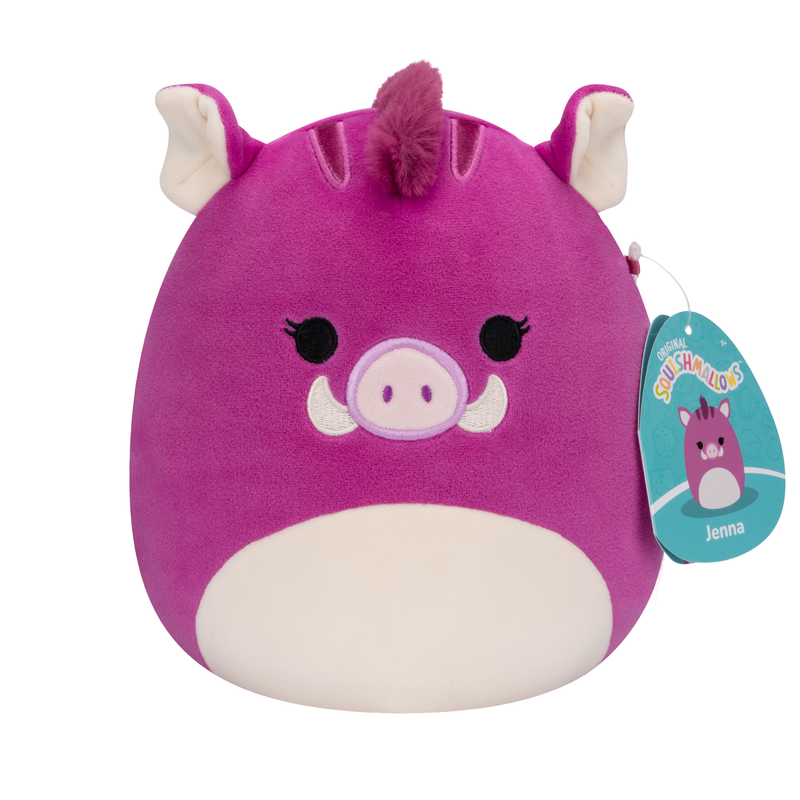Squishmallows 7.5 Inch Plush Jenna Purple Boar