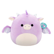 Squishmallows 16 Inch Plush Series 23 Dina The Purple Dragon