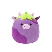 Squishmallows 12 Inch Series 24 Frederick The Eggplant Cow