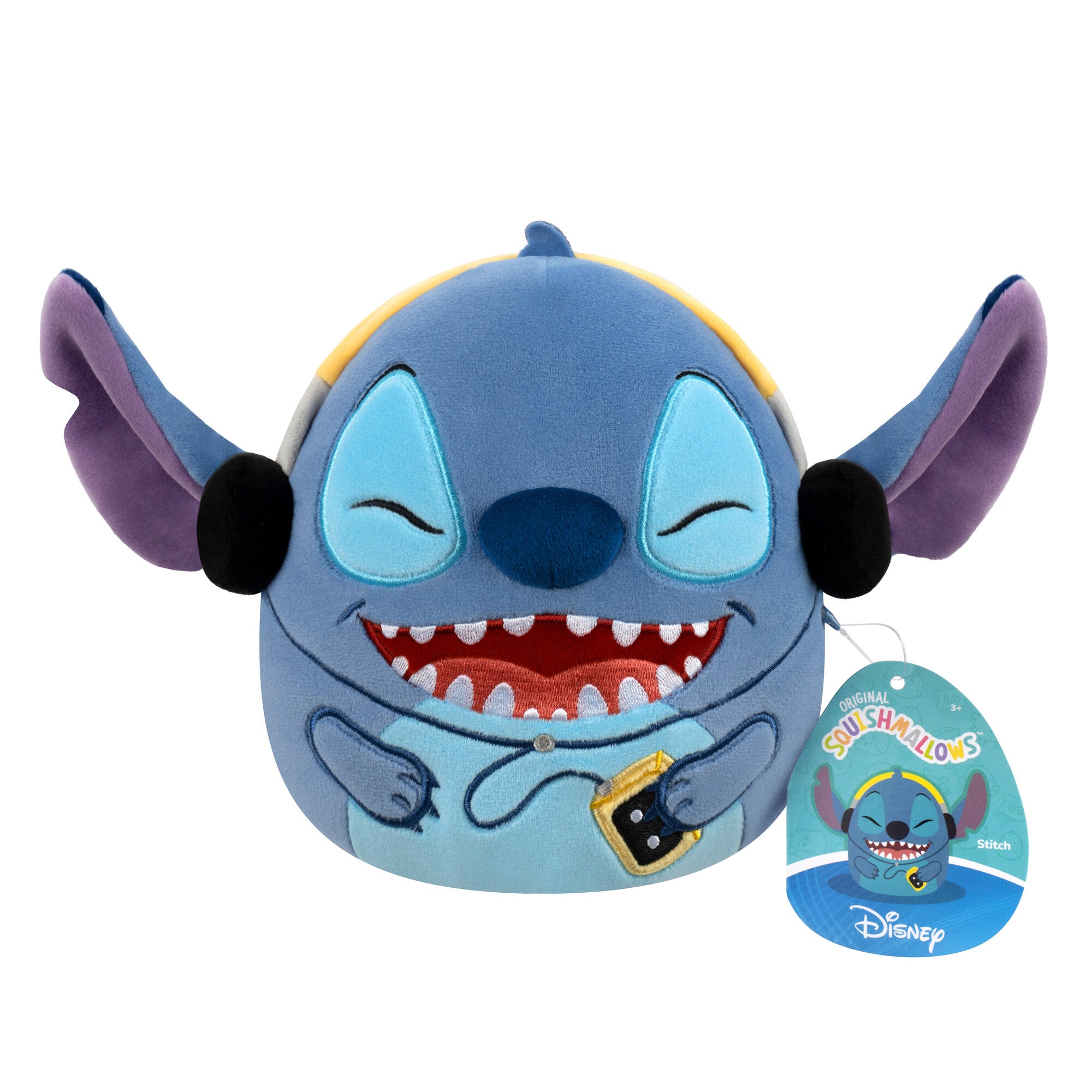 Squishmallows Disney Lilo & Stitch 10 Inch Stitch With Headphones