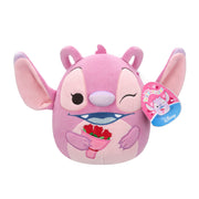 Squishmallows 8 Inch Disney Valentines Angel With Bouquet Plush