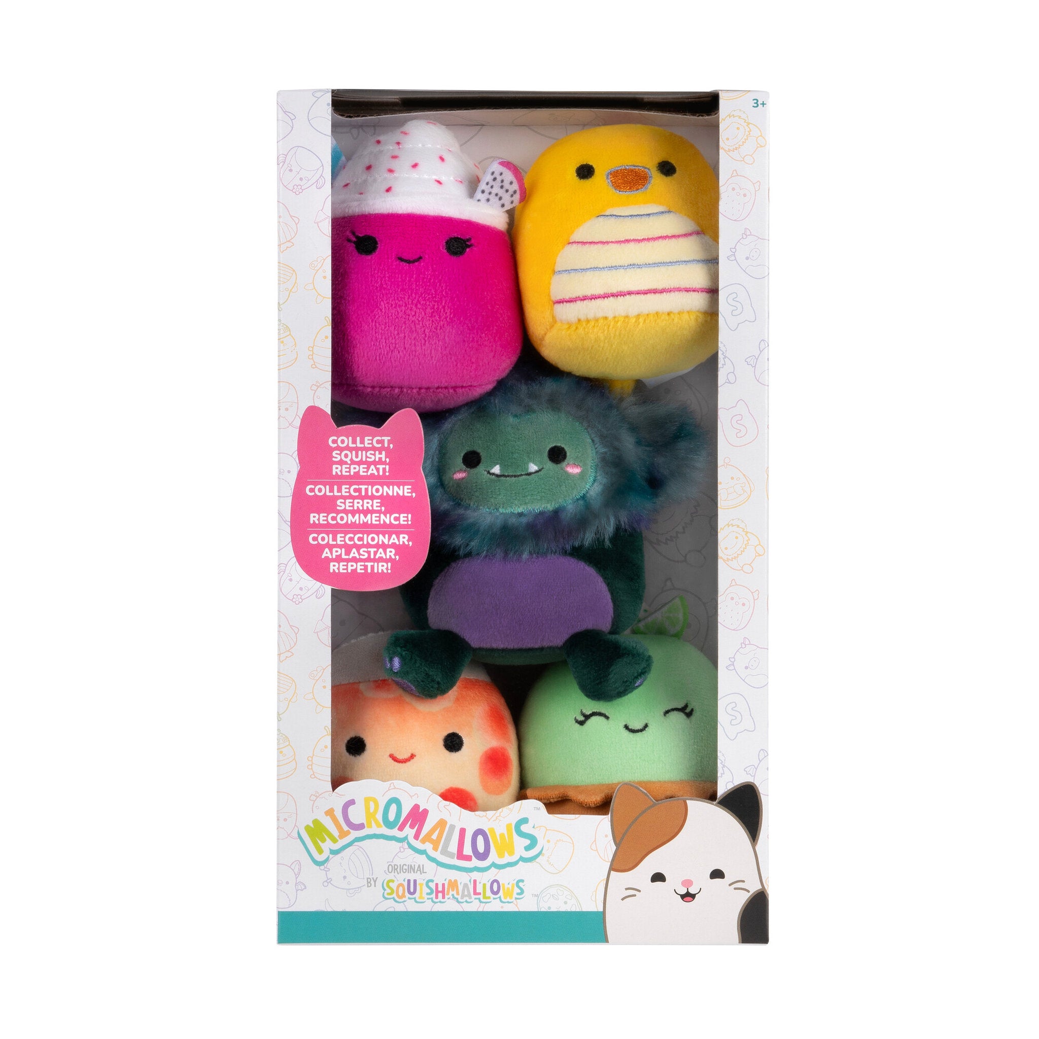 Squishmallows Micromallows 2.5 inch Plush 5 Pack (Largo The Key Lime Pie)