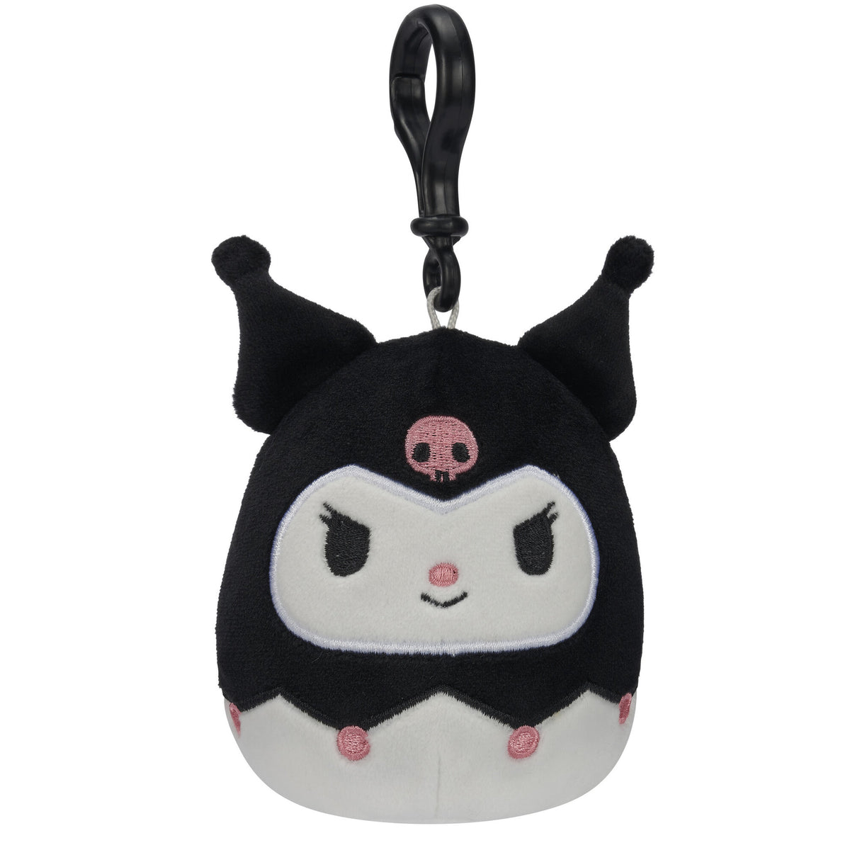Squishmallows 8 Inch Sanrio Clip On Plush Kuromi