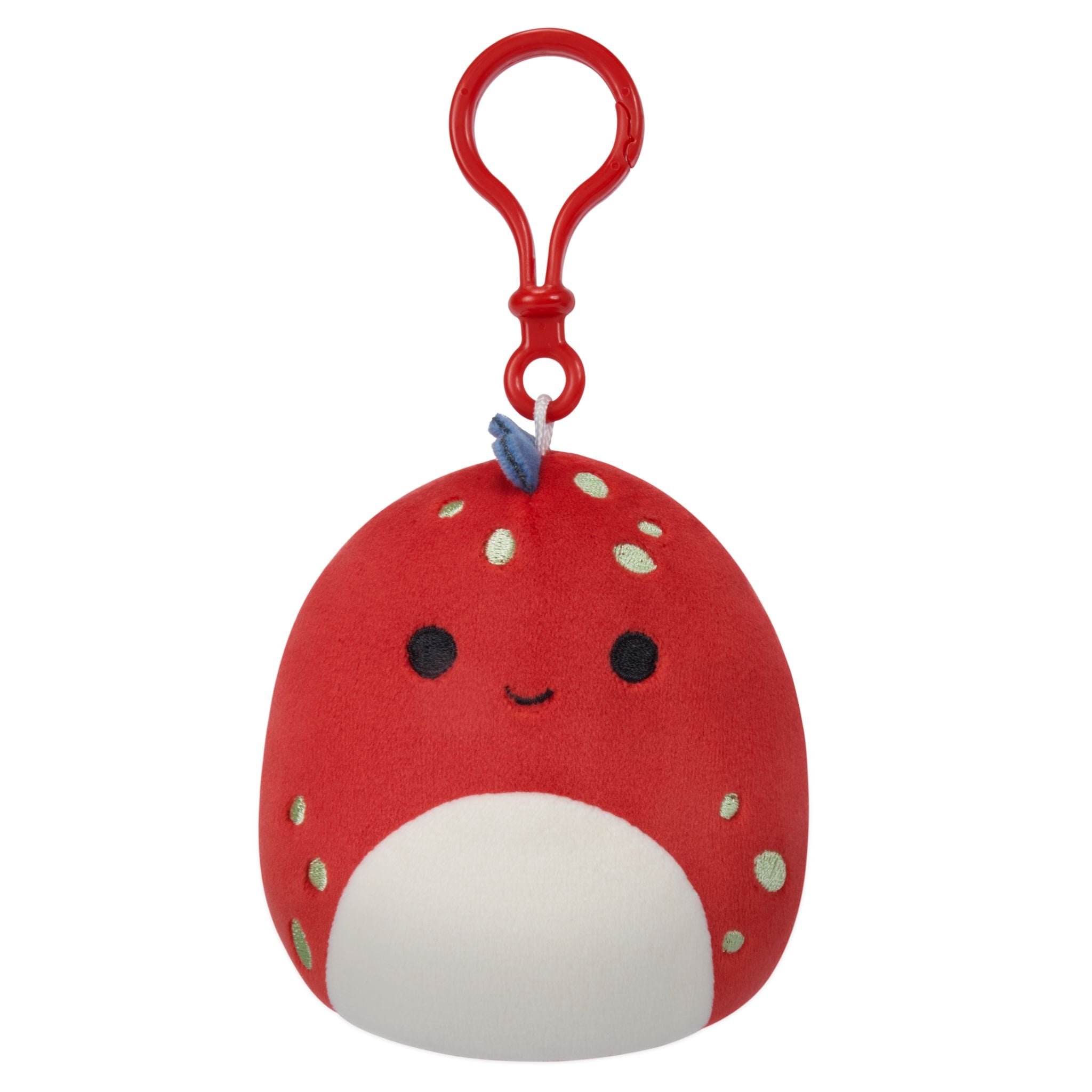 Squishmallows 3.5 Inch Plush Clip-On Dolan The Red Dino