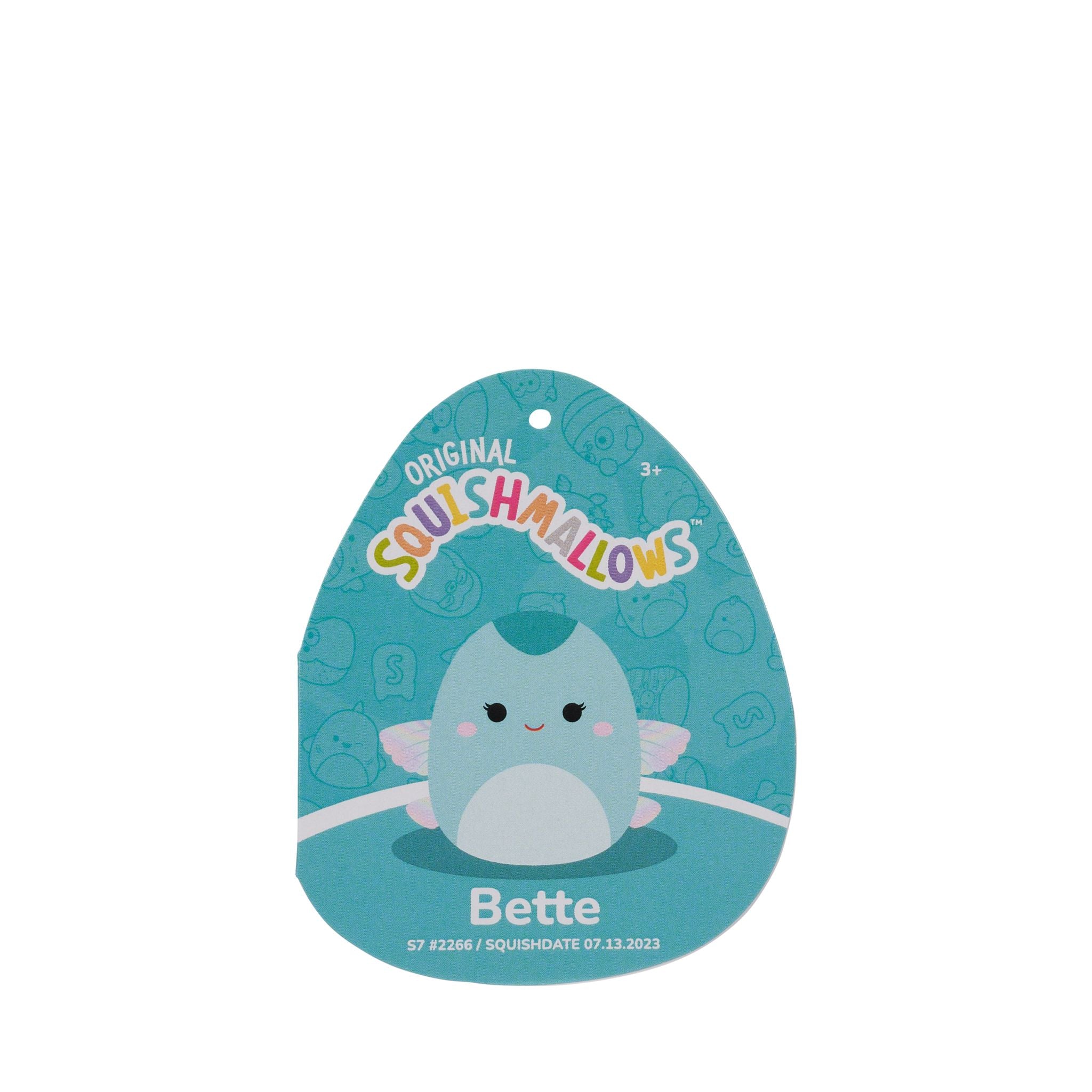 Squishmallows 7.5 Inch Plush  Bette The Flying Fish