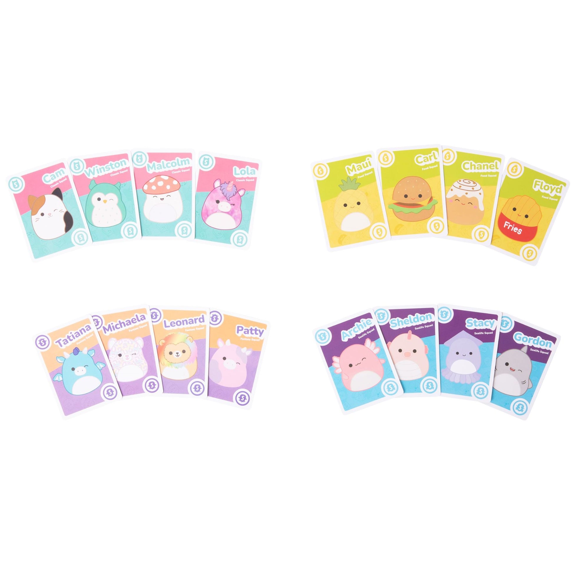 Squishmallows Squads Take 4 Card Game - Toyworld NZ