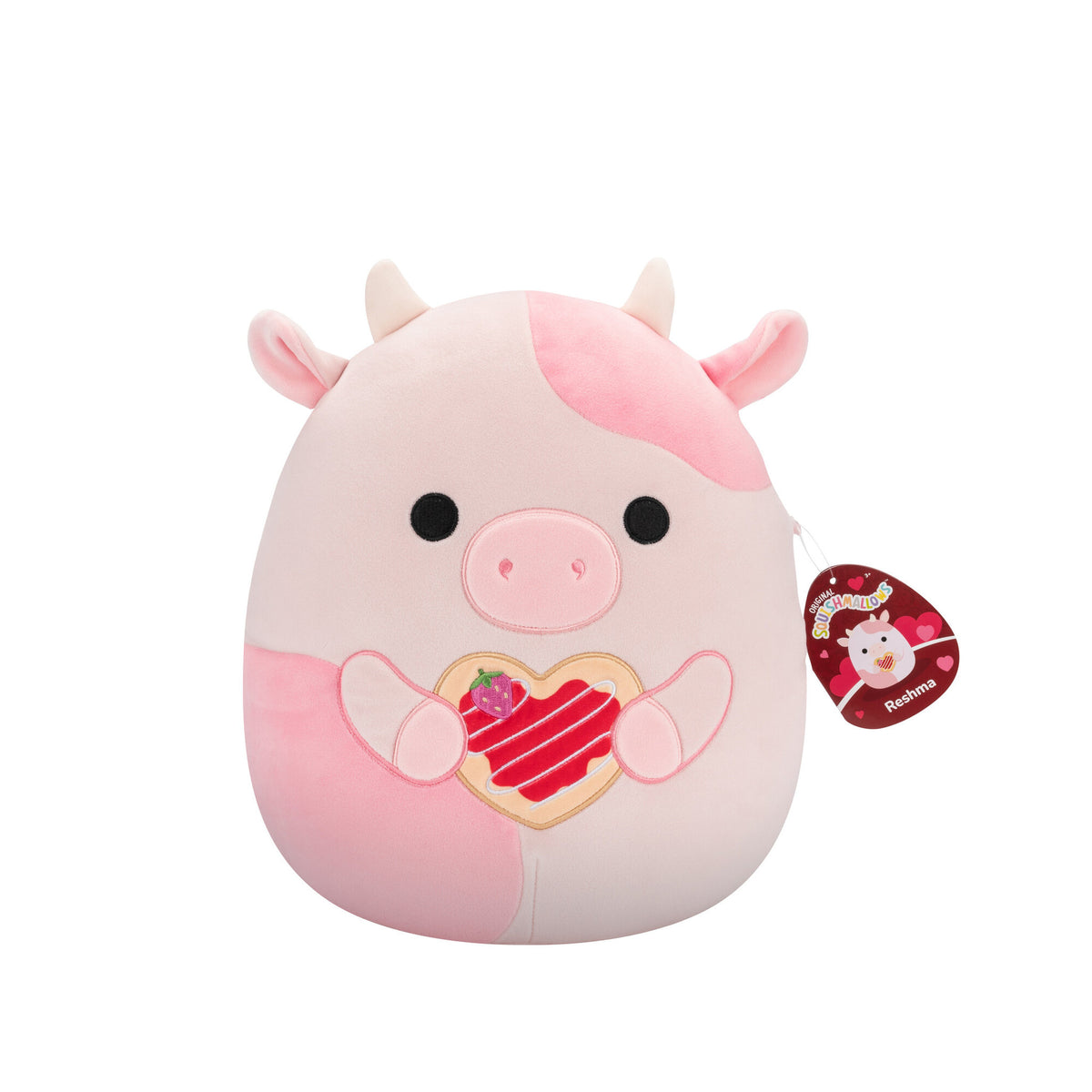 Squishmallows 12 Inch Valentines Reshma The Cow